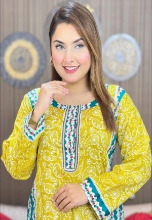 Z0 Co-ords_1Falgun cotton Yellow Cott